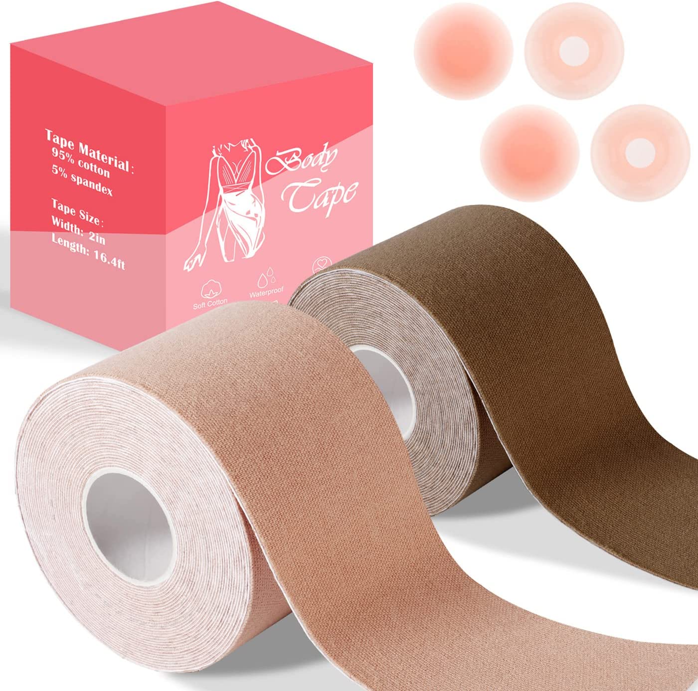 Nipple Covers & Boob Tape Boobytape for Breast Lift & Contour of