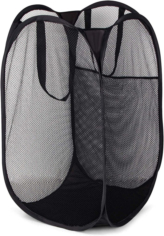 Hanmir Pop-up Laundry Hamper Folding Mesh Laundry Basket