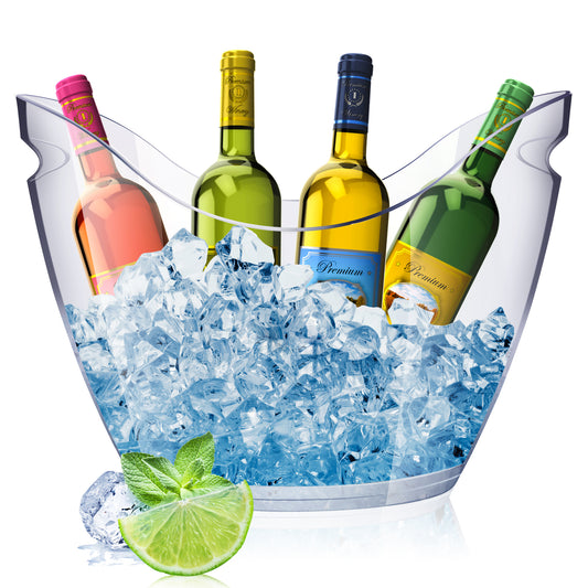 Hanmir Ice Bucket for Wine Clear Acrylic 3.5 Liter